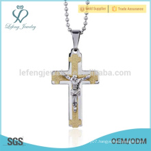 14 kt gold cross pendant accessory crossing jewelry